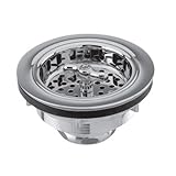 ニューポート真鍮120 / 10 4 – 3 / 8 "ソリッド真鍮バスケットStrainer、サテンブロンズ