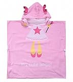 CUTE Baby Hooded Towel,STAR-TOP 100% Organic Cotton,Soft,Children's Cartoon Bathrobe for Baby Gifts 