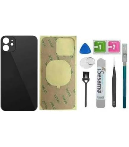 Amazon | nnBay iphone 12 バックガラス 交換用 背面ガラス バック 