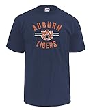NCAA Auburn Tigers Pro重量カレッジロゴ半袖グラフィックTシャツ S ホワイト