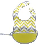 b.box Travel Bib and Spoon (Mellow Yellow) by B.Box