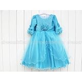 カラフルキュートなキャンディーカラースイートドレスシリーズ【ブルーミント】 ((6) 100-105cm)