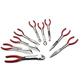 XtremepowerUS 9pc 11' inch Long Reach Plier Mechanics Electricians Craft & Hobby Tool Set [並行輸入品]
