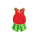 ノースリーブWatermelonベビースーツキッズ布、110 cm