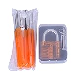 クリスタルパドロックセットロックプロフェッショナルカットアウェイ実習パドロックキット (Y)