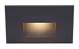 WAC Lighting WL-LED100F-C-BK 277V Horizontal Step Light, White 3000K [並行輸入品]