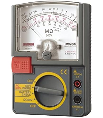 sanwa       絶縁抵抗計 MG125 MG125 絶縁抵抗計 三和電気計器 | 計測器 | TechEyesOnline