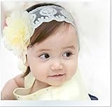 ヘアアクセサリ伸縮性がある かわいい デザイン ベビー ヘアバンド/ 髪飾り , 新生児 に最適 (G)