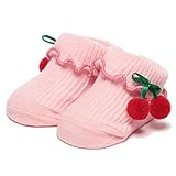 さくらんぼカップソックス ピンク 11-13cm