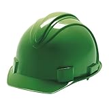 Jackson Safety 20399 Charger High Density Polyethylene Hard Hat with 4 Point Ratchet Suspension, Gre