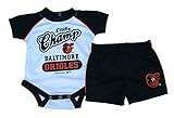 Baltimore Orioles幼児用サイズ3 – 6ヶ月2ピースパフォーマンスシャツ&パンツセット – キッズ