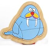 Children's toys Early Learning Puzzle Toy 3d Stereo Animals Toy Intellect Jigsaw Walrus by Update Ev