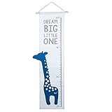 Midwest-CBK Giraffe Applique Growth Chart (Blue Giraffe) [並行輸入品]