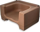 Carlisle 711006 Plastic Dual Seat Restaurant-Style Booster Chair, Beige