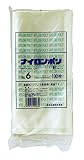 ナイロンポリ Eタイプ規格袋 No.6 巾130×長さ270mm 100枚