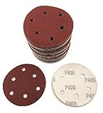えらべる 16種類 マジック サンド ペーパー ディスク サンダー 用 125mm 100枚 セット (10 ＃４００)