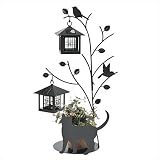 セトクラフト シルエットソーラー 屋外 おしゃれ Tree&Cat 2灯 SI-1956-1300