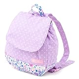 元気にお出かけベビーリュック　水玉（パープル地にピンクドット）　B1601700　日本製