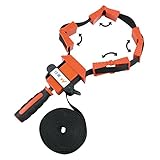 ベルトクランプ 4m木工用バンド ストラップ フォトフレーム 固定 工具 調節可能なベルト DIY 工具 クランプ クイックリリースレバー付き