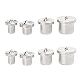 8個入り ダウエルセンター ドリルセンター ポイント ピン ウッド 6mm 8mm 10mm 12mm