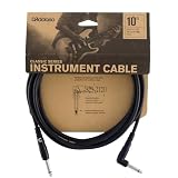 D'Addario ダダリオ シールドケーブル (ギターシールド) Classic Series Instrument Cable PW-CGTRA-10 (3.0m S-L) 【国内正規品】