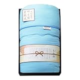四日間窯熟成 やわらか肌布団 ブルー（BL）