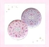 セーラームーン カフェ 2017 メラミンプレート2種類 ピンク パープル sailor moon cafe plate 2type