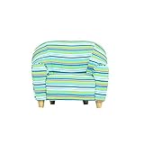 arne ミニソファー 1人掛け キッズソファ 布張り Petit 1P K8321-1 ストライプ BL