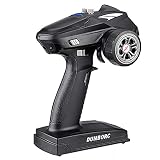 6CH 2.4G RCコントローラートランスミッター、X6FGレシーバー付きRCカータンク用 DUMBORC-X6