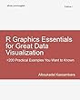 R Graphics Essentials for Great Data Visualization: +200 Practical Examples You Want to Know for Data Science (English Edition)