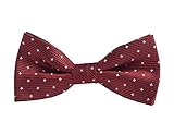 ファッションデザインさ調節可能なネックボウタイ・ボーイズ蝶ネクタイ[ブルゴーニュ]