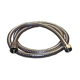 LASCO 08-2025 Chrome Plate Personal Shower Hose with 1/2-Inch Female Iron Pipe Ends, 69-Inch, Stainl