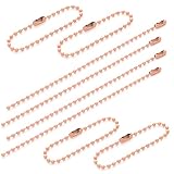 Pstyle. ボールチェーン キーホルダー アクセサリー 2.3mm 100個セット PST-127 (アプリコット)