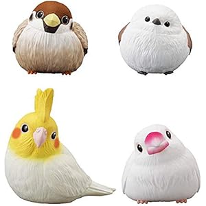 てのりフレンズ [アソート4種セット(1.スズメ/2.シマエナガ/3.オカメインコ/4.文鳥)]