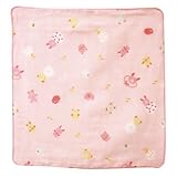Anano cafe ベビーガーゼハンカチ２枚組 : ピンク