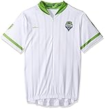 レディースMLS半袖セカンダリSeattle Sounders Cycling Jersey by Vomax ホワイト