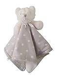 Blankets & Beyond Bear White with Gray Polka Dot Blanket Nunu [並行輸入品]