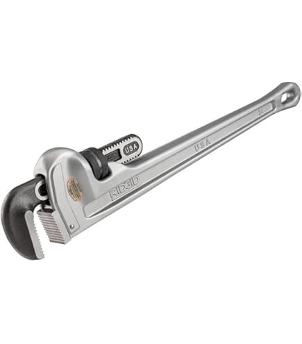 IRWIN VISE-GRIP 24-Inch Pipe Wrench – Cast Iron, 3-Inch Jaw, Heat-Treated, I-Beam Handle, Hammer Head Design (274104), Blue