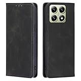 Xiaomi 14T ケース 手帳型 シャオミ14T 財布型 カバー カードポケット付き SUGOIDAN 携帯ケース 革 カード収納 レザー スタンド機能 ストラップホール付き（ブラック）