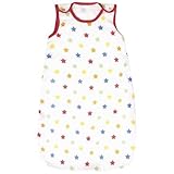 JoJo Maman Bebe Baby Muslin Sleeping Bag, Multi Star, 0-6 Months by JoJo Maman Bebe [並行輸入品]