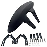 shymie マッドガード バイク リアフェンダー ガードブラケット インナーフェンダー カスタムパーツ スプラッシュガード 汎用 ブラック 黒 模様なし