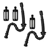 F Fityle 燃料ラインホース＆燃料フィルター　5個セット STIHLチェーンソー 024 026 036 MS240 MS260 MS360 互換性　