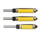 Dovewill 高品質　3本セット　ルータビット　38mm＆25mm　トップ＆ボトム　ソリッド　カーバイド　木工ツール - ＃2