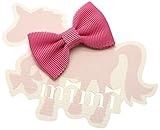 mimi(ミミ) グログラン リボン ヘアクリップ(チェリーピンク)単品 滑りどめ付 日本製