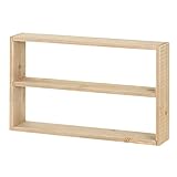 不二貿易 木製ミニラック 2段 24695