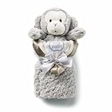 kathy ireland Plush and Blanket Set, Taupe Monkey by Demdaco [並行輸入品]