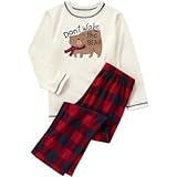 GYMBOREE(ジンボリー) ベア 2-ピース スリープ セット アイボリー スリープウェア M【並行輸入】