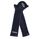 NFL Baltimore Ravens Ultraフリースパーカースカーフ、ブラック