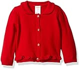 Gymboree Baby Toddler Girls' Red Cardigan Sweater Deep Rouge 6-12 [並行輸入品]