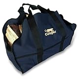 Cougarプレミアムログキャリア、頑丈キャンバス薪トートバッグBest for携帯木製( Insignia Blue )